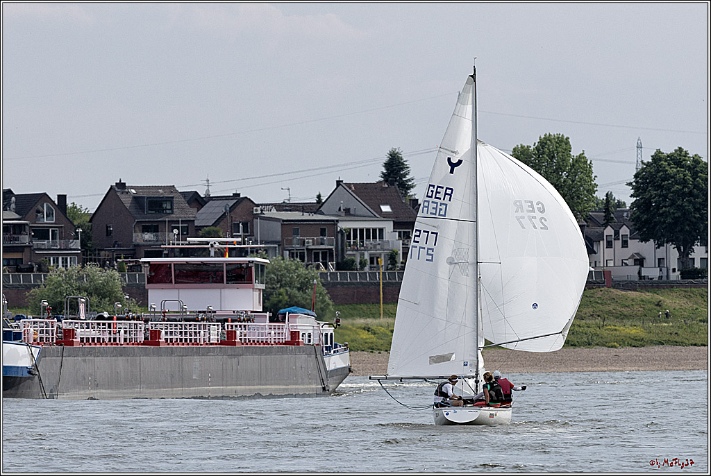 100 Jahre Rheinwoche 2022 - 2. Wettfahrt  Hitdorf - Duesseldorf, 03.06.2022,